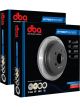 2 x DBA T2 Slotted Disc Brake Rotor 234mm DBA291SL DBA291SR