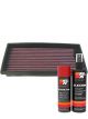 K&N Air Filter 33-2002 + Aerosol Recharge Kit