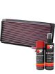 K&N Air Filter 33-2023 + Aerosol Recharge Kit