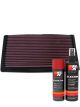 K&N Air Filter 33-2024 + Aerosol Recharge Kit