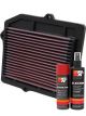 K&N Air Filter 33-2025 + Aerosol Recharge Kit