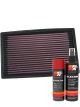 K&N Air Filter 33-2034 + Aerosol Recharge Kit