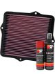 K&N Air Filter 33-2047 + Aerosol Recharge Kit