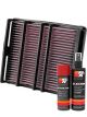 K&N Air Filter 33-2054 + Aerosol Recharge Kit