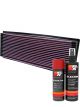 K&N Air Filter 33-2058 + Aerosol Recharge Kit