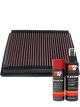 K&N Air Filter 33-2067 + Aerosol Recharge Kit