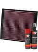 K&N Air Filter 33-2069 + Aerosol Recharge Kit