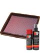 K&N Air Filter 33-2076 + Aerosol Recharge Kit