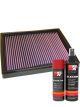 K&N Air Filter 33-2077 + Aerosol Recharge Kit