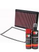 K&N Air Filter 33-2086 + Aerosol Recharge Kit