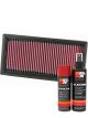 K&N Air Filter 33-2087 + Aerosol Recharge Kit