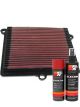 K&N Air Filter 33-2088 + Aerosol Recharge Kit