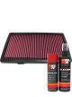 K&N Air Filter 33-2091-1 + Aerosol Recharge Kit