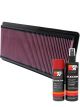 K&N Air Filter 33-2111 + Aerosol Recharge Kit