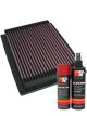 K&N Air Filter 33-2120 + Aerosol Recharge Kit