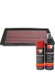K&N Air Filter 33-2126 + Aerosol Recharge Kit