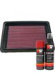 K&N Air Filter 33-2143 + Aerosol Recharge Kit