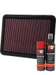 K&N Air Filter 33-2144 + Aerosol Recharge Kit