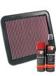 K&N Air Filter 33-2155 + Aerosol Recharge Kit