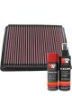 K&N Air Filter 33-2156 + Aerosol Recharge Kit