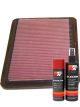 K&N Air Filter 33-2160 + Aerosol Recharge Kit