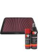 K&N Air Filter 33-2164 + Aerosol Recharge Kit