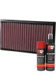 K&N Air Filter 33-2183 + Aerosol Recharge Kit