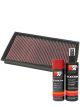 K&N Air Filter 33-2184 + Aerosol Recharge Kit