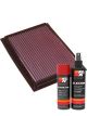 K&N Air Filter 33-2187 + Aerosol Recharge Kit