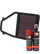 K&N Air Filter 33-2192 + Aerosol Recharge Kit