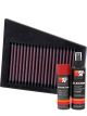 K&N Air Filter 33-2194 + Aerosol Recharge Kit