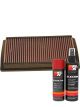 K&N Air Filter 33-2196 + Aerosol Recharge Kit