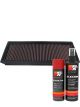 K&N Air Filter 33-2210 + Aerosol Recharge Kit