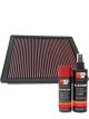 K&N Air Filter 33-2246 + Aerosol Recharge Kit