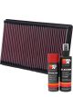 K&N Air Filter 33-2247 + Aerosol Recharge Kit