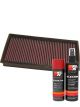 K&N Air Filter 33-2254 + Aerosol Recharge Kit