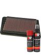 K&N Air Filter 33-2261 + Aerosol Recharge Kit