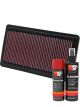 K&N Air Filter 33-2279 + Aerosol Recharge Kit
