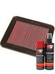 K&N Air Filter 33-2285 + Aerosol Recharge Kit
