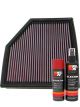 K&N Air Filter 33-2292 + Aerosol Recharge Kit