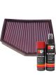 K&N Air Filter 33-2294 + Aerosol Recharge Kit