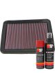K&N Air Filter 33-2296 + Aerosol Recharge Kit