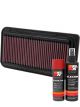 K&N Air Filter 33-2300 + Aerosol Recharge Kit