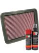 K&N Air Filter 33-2306 + Aerosol Recharge Kit