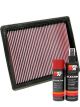 K&N Air Filter 33-2314 + Aerosol Recharge Kit