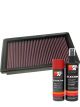 K&N Air Filter 33-2315 + Aerosol Recharge Kit