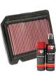K&N Air Filter 33-2320 + Aerosol Recharge Kit