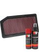 K&N Air Filter 33-2323 + Aerosol Recharge Kit