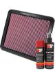 K&N Air Filter 33-2325 + Aerosol Recharge Kit