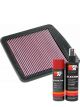 K&N Air Filter 33-2327 + Aerosol Recharge Kit